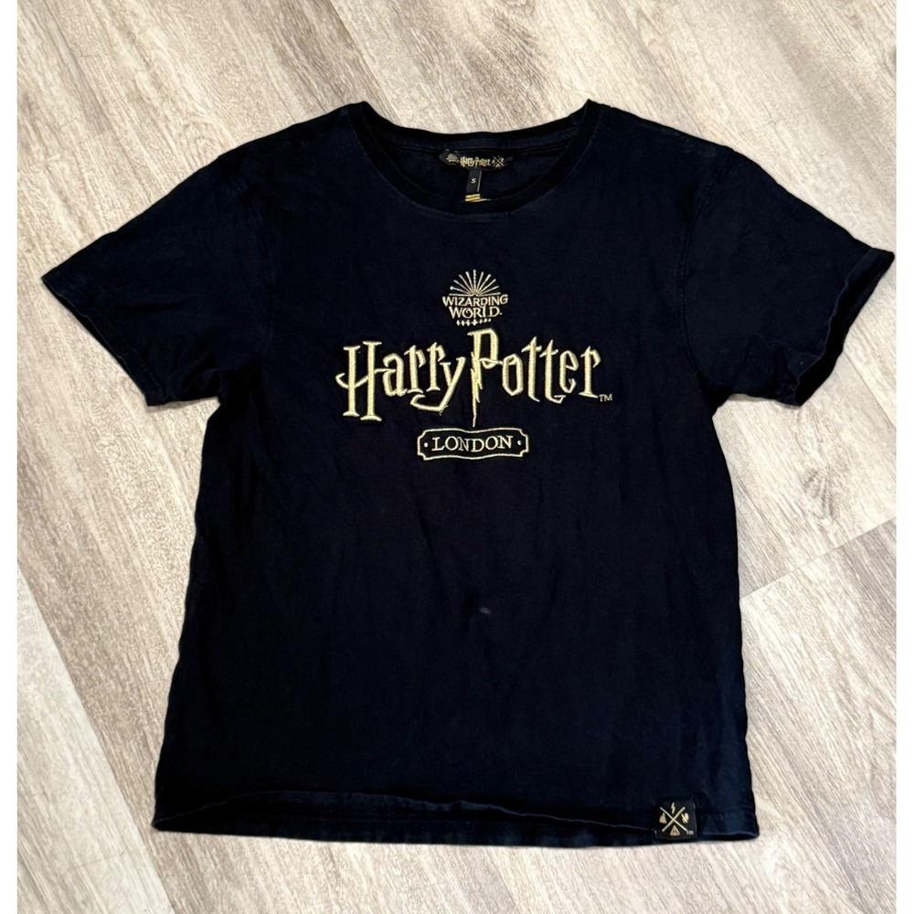 Harry Potter London Wizarding World Graphic T Shirt‎ Black Size S